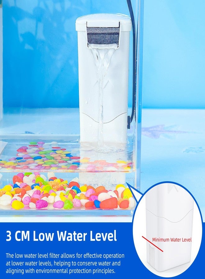 RunDuck Replaceable Turtle Tank Filter with Waterfall Flow - Easy Installation, Low Water Level Start, Suitable for Small Fish Tanks, Aquariums, and Turtle Tank Accessories - Image 5